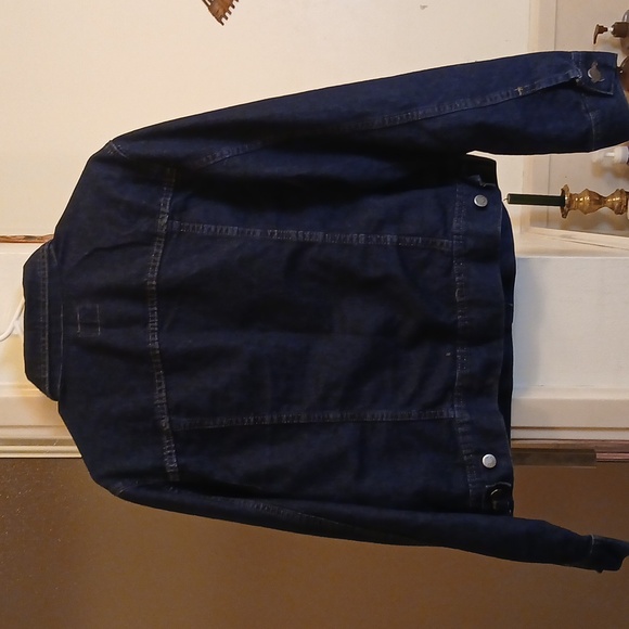 Riveted By‎ LEE BLUE Denim Jacket. XL. Vintage - Picture 3 of 6